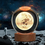 Moon Crystal Ball 3D Night Lamp