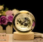 Moon Crystal Ball 3D Night Lamp